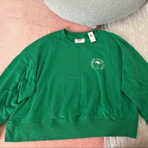Old Navy Classic Green Terry Sweatshirt